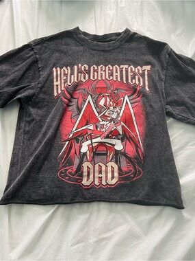 Hazbin Hotel Graphic 'Hell's Greatest Dad' Tee